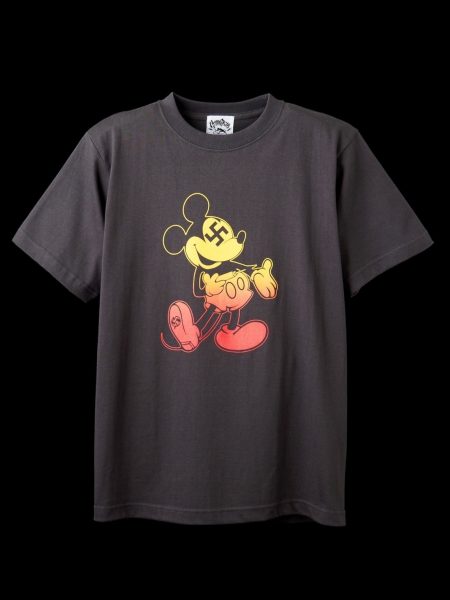 ヘロイン三木Tシャツ (黒×レインボーカラー)