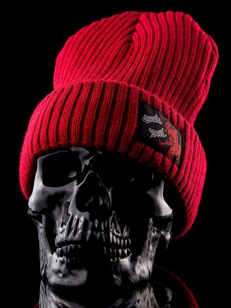 Knit Cap –  Red
