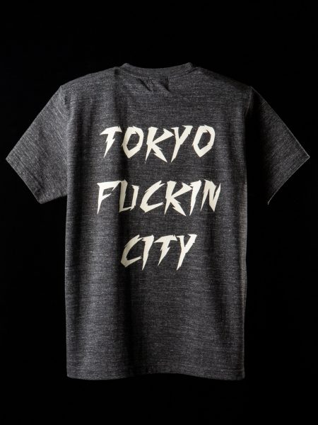 TOKYO FUCKIN CITY Tee – ヘザーブラック