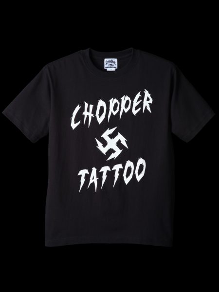 チョッパー卍タトゥースリーブシャツ（黒×白）