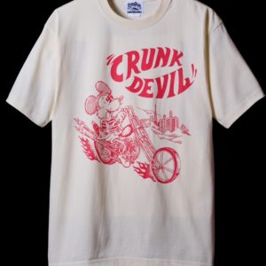 チョッパー三木さんTシャツ（バニラベース×鮮血の赤）